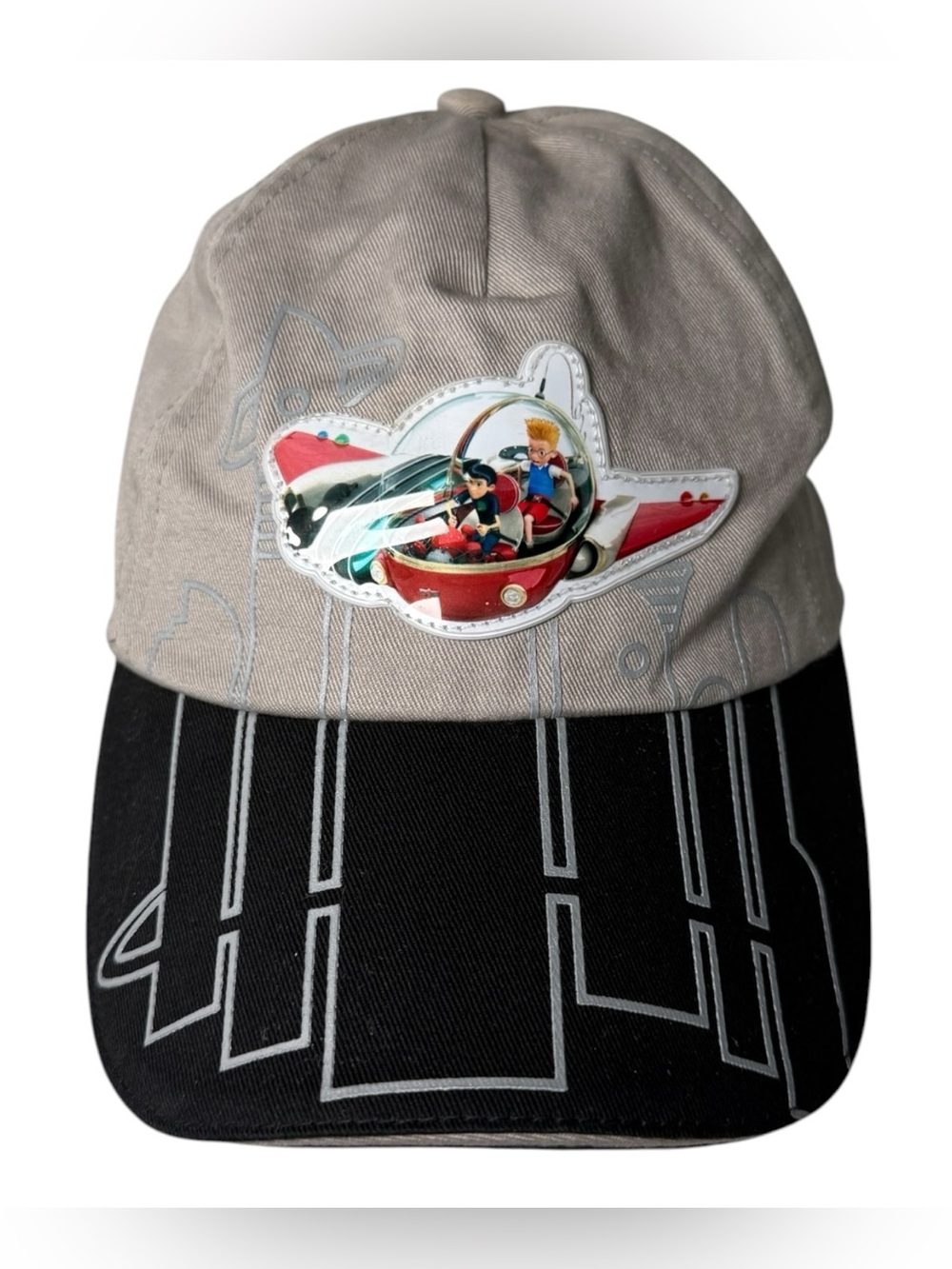 Disney Meet The Robinsons Time Machine Hat Strapback Y2K Cartoon Cap